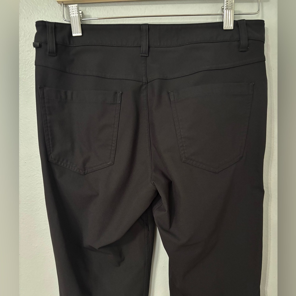 Lululemon Mens ABC Slim-Fit 5 Pocket Pant Black Warpstreme - Picture 5 of 9